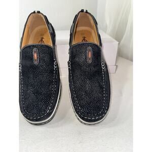 Frechic Slip On Mens 9.5 CasualShoes Black Comfort Loafers